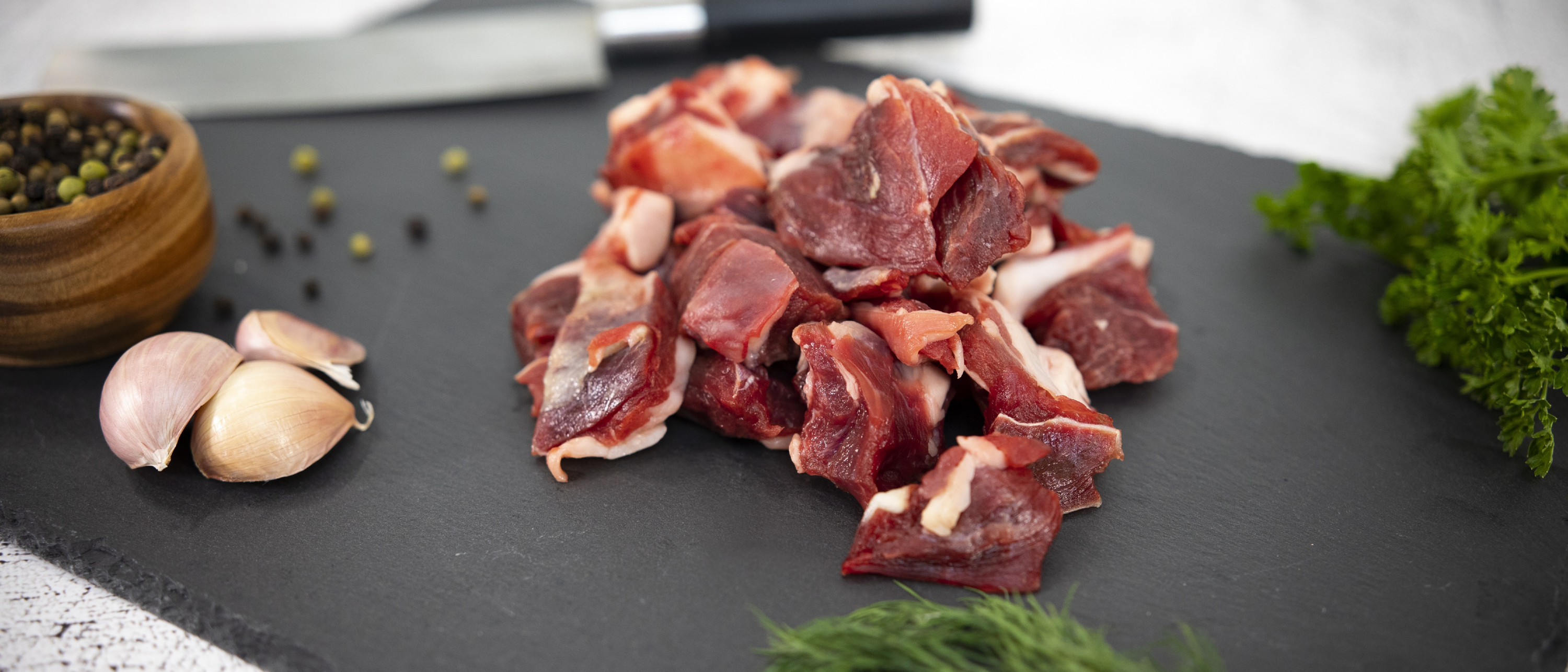 Goat stew meat for restaurants and wholesale partners